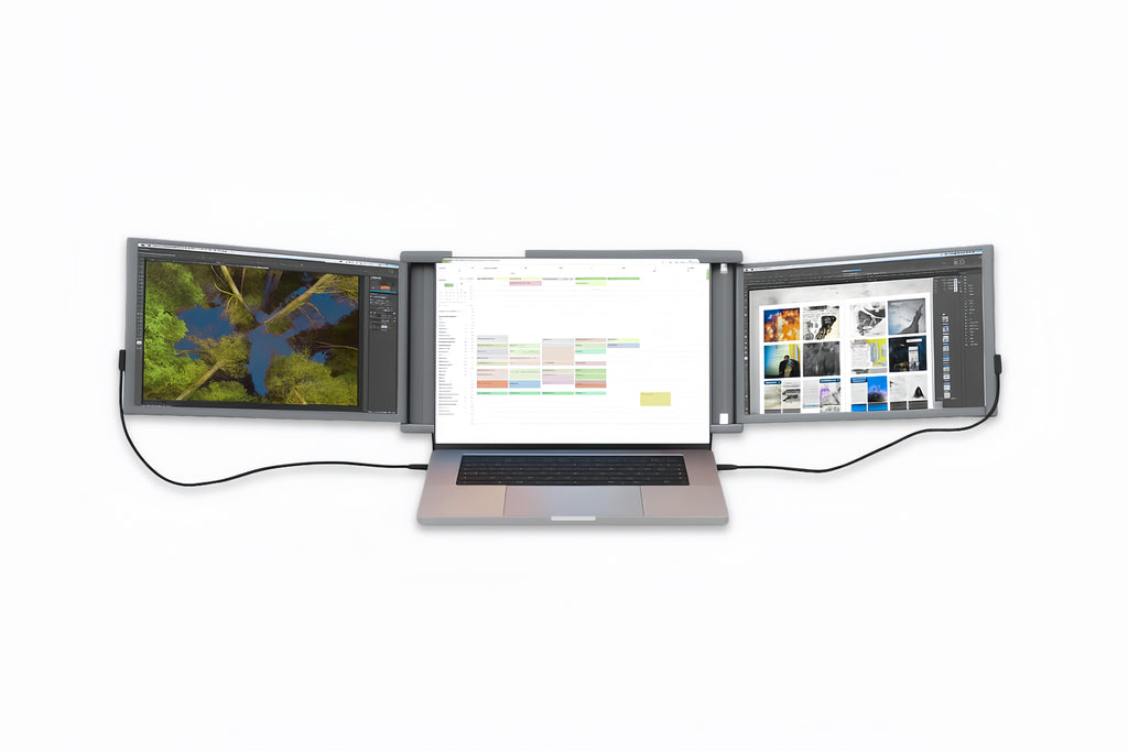 Falco 14 triple display portable monitors for laptop, slim and lightweight design