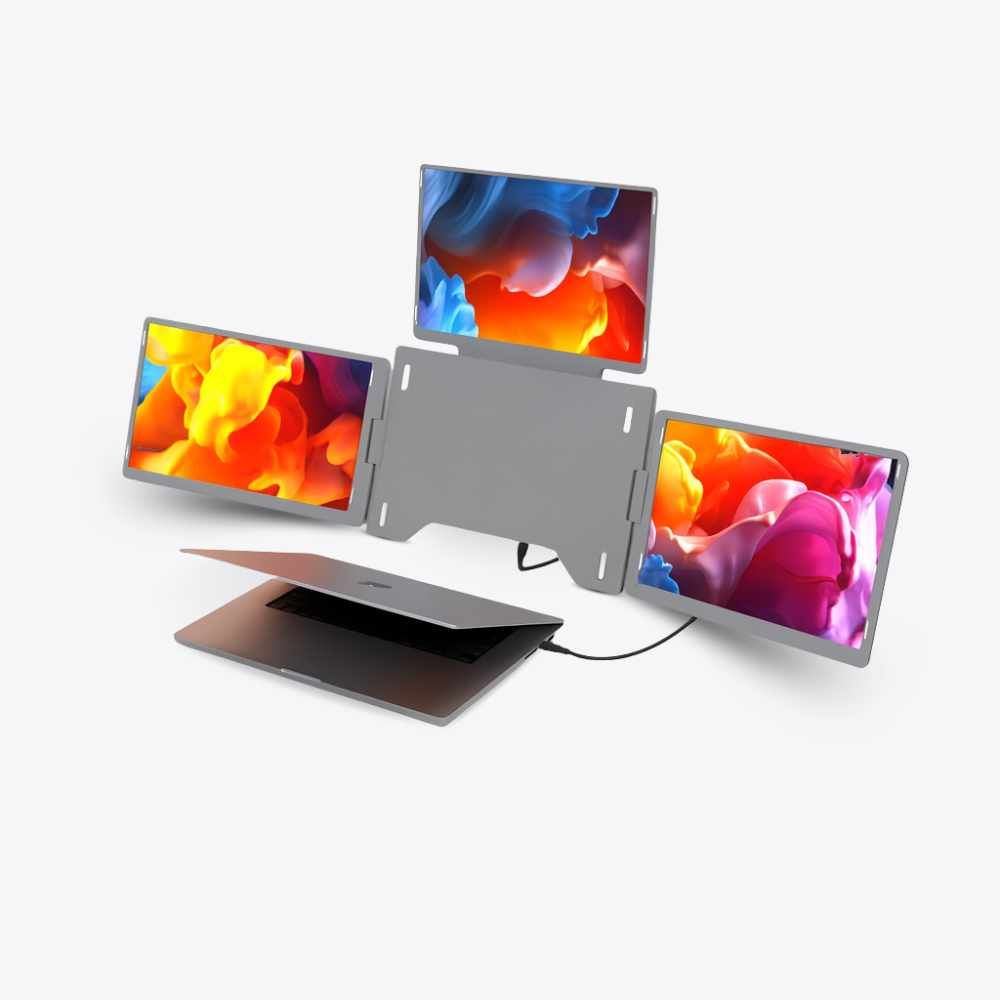 Falco Fly Pro 15.6 laptop triple-screen floating design with extended monitors